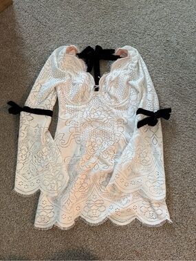 For Love & Lemons Lace Mini Dress